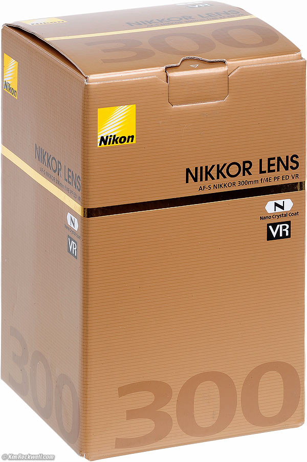 Box, Nikon 300/4E PF VR