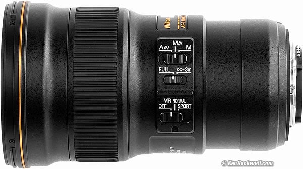 Nikon 24-70mm compared to 300mm PF