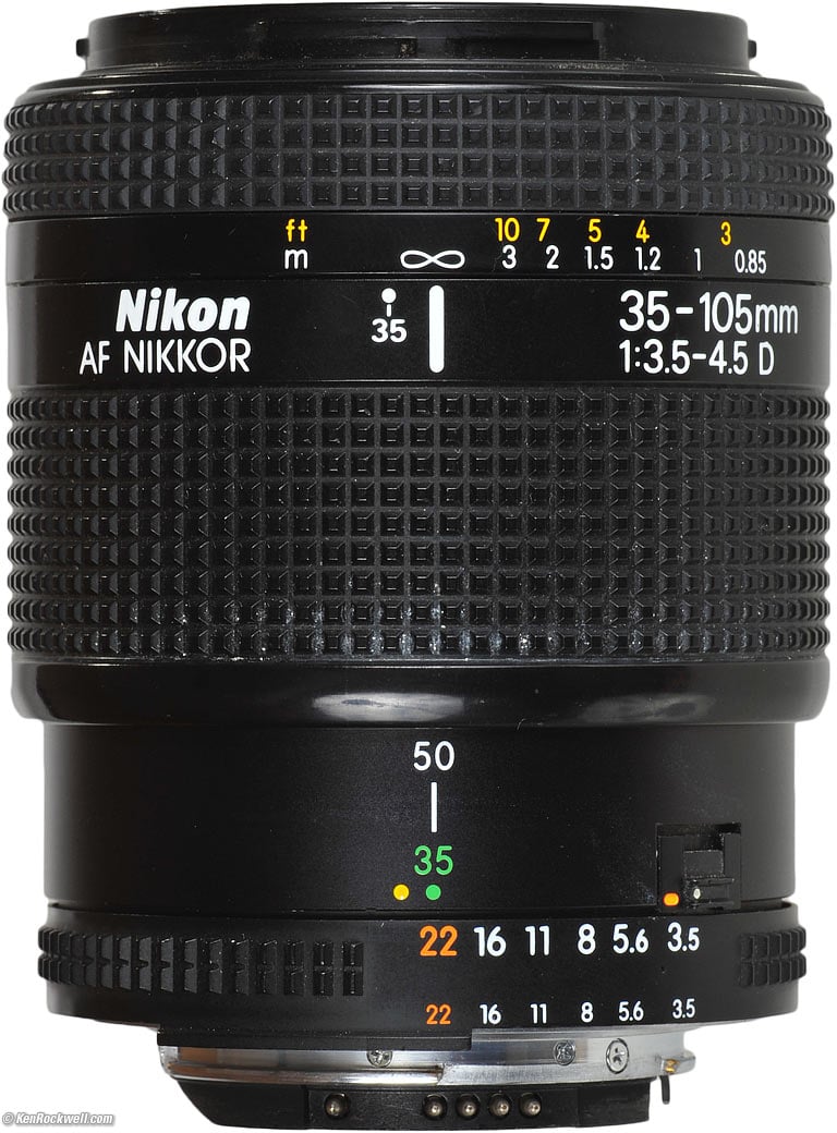 para Nikkor 3.5-4.5/35-105 mm Nikon oscurecidos hb-2 