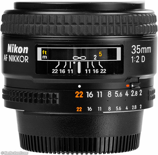 NIKKOR F LENS AF Nikkor 35mm f/2D