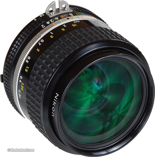 美品】 Nikon Ai-s Nikkor 35mm f/2 MF Lens-