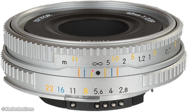 Nikon AI Nikkor 45mm F2.8P Silver