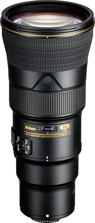 Nikon 500mm f/5.6 PF