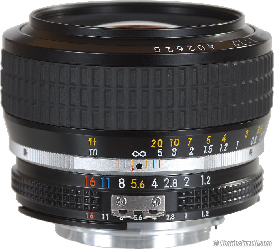 Paraluce per obiettivo Nikon AI-S NIKKOR 50 mm f//1.2 Pixco HR-2 HR-2