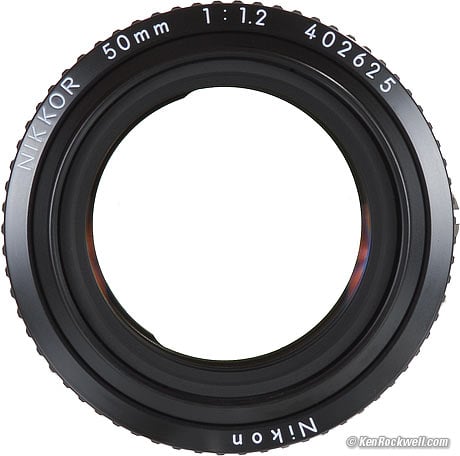 Paraluce per obiettivo Nikon AI-S NIKKOR 50 mm f//1.2 Pixco HR-2 HR-2