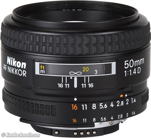 NIKON AF NIKKOR 50mm F1.4-