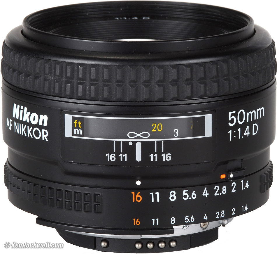 カメラ レンズ(単焦点) Nikon 50mm f/1.4 AF-D Review