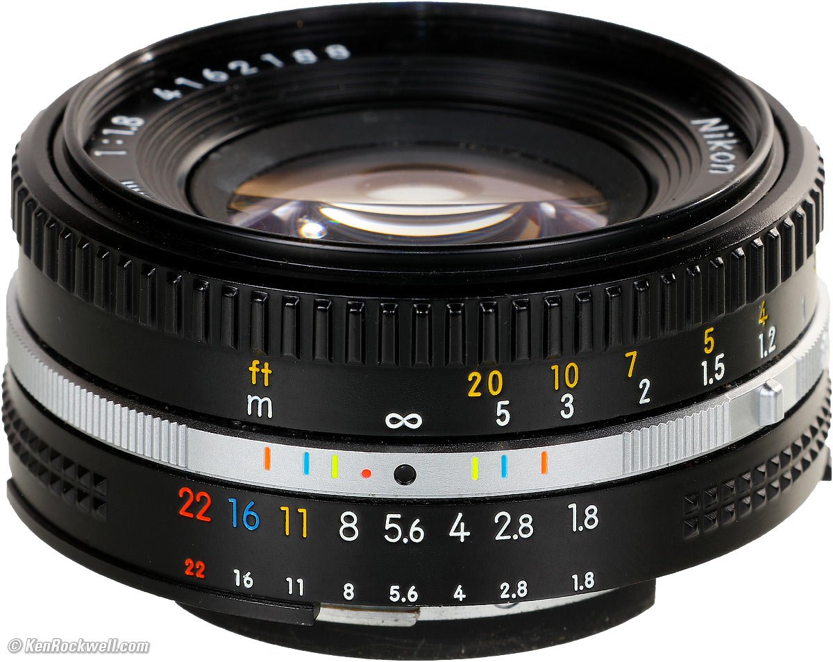 カメラ レンズ(単焦点) Nikon 50mm f/1.8 AI-s Pancake Review