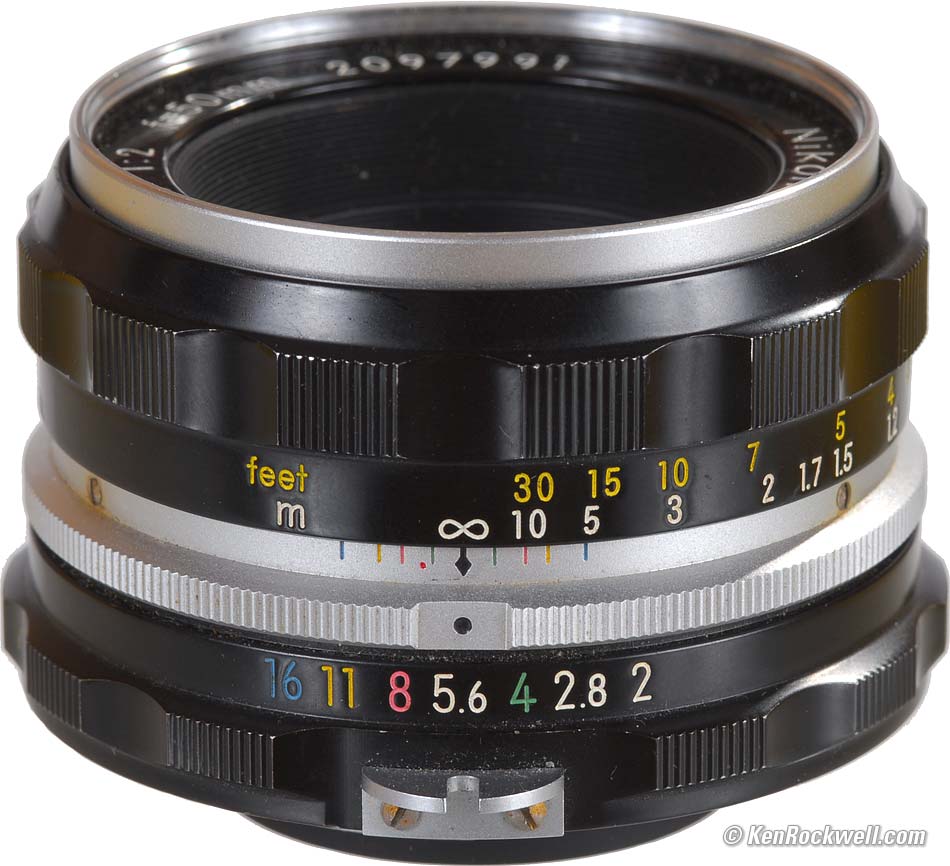 カメラ フィルムカメラ Nikon 50mm f/2 Review