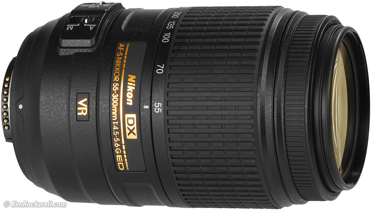 regeling bolvormig Zeeslak Nikon 55-300mm VR