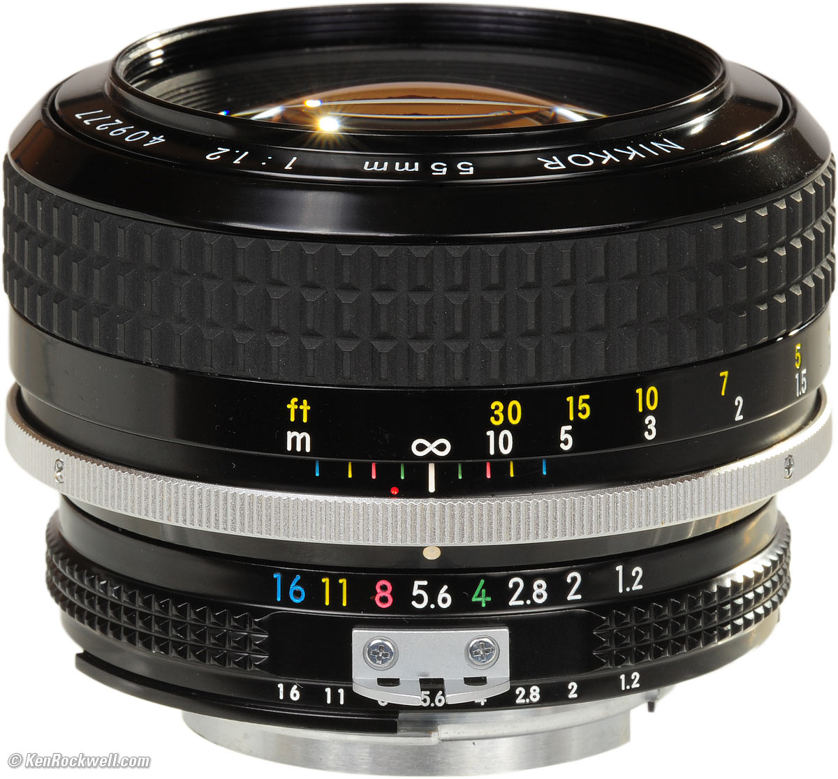 ❁完動品❁Nikon ニコン AI改 NIKKOR 55mm F1.2 単焦点 - レンズ(単焦点)