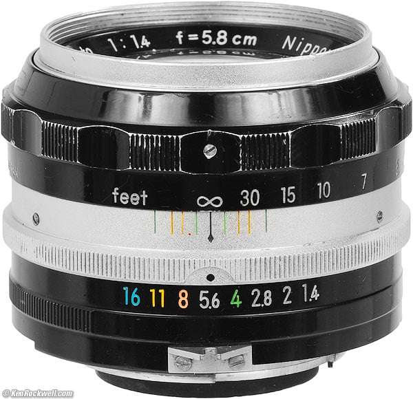 Nikon NIKKOR-S 58mm f/1.4 Review