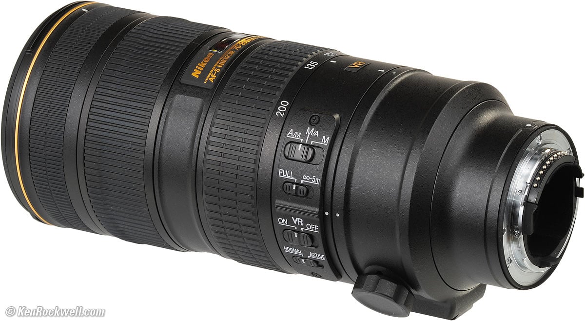 Original Nikon AF-S VR Zoom Nikkor ED 70-200mm f/2.8G IF Zoom Rubber Ring 
