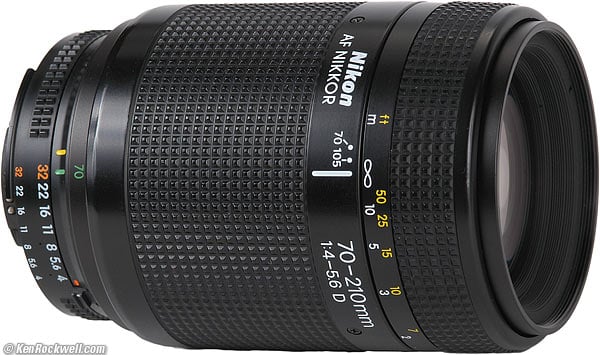 Nikon 70 - 210 mm f/4 - 5.6 D