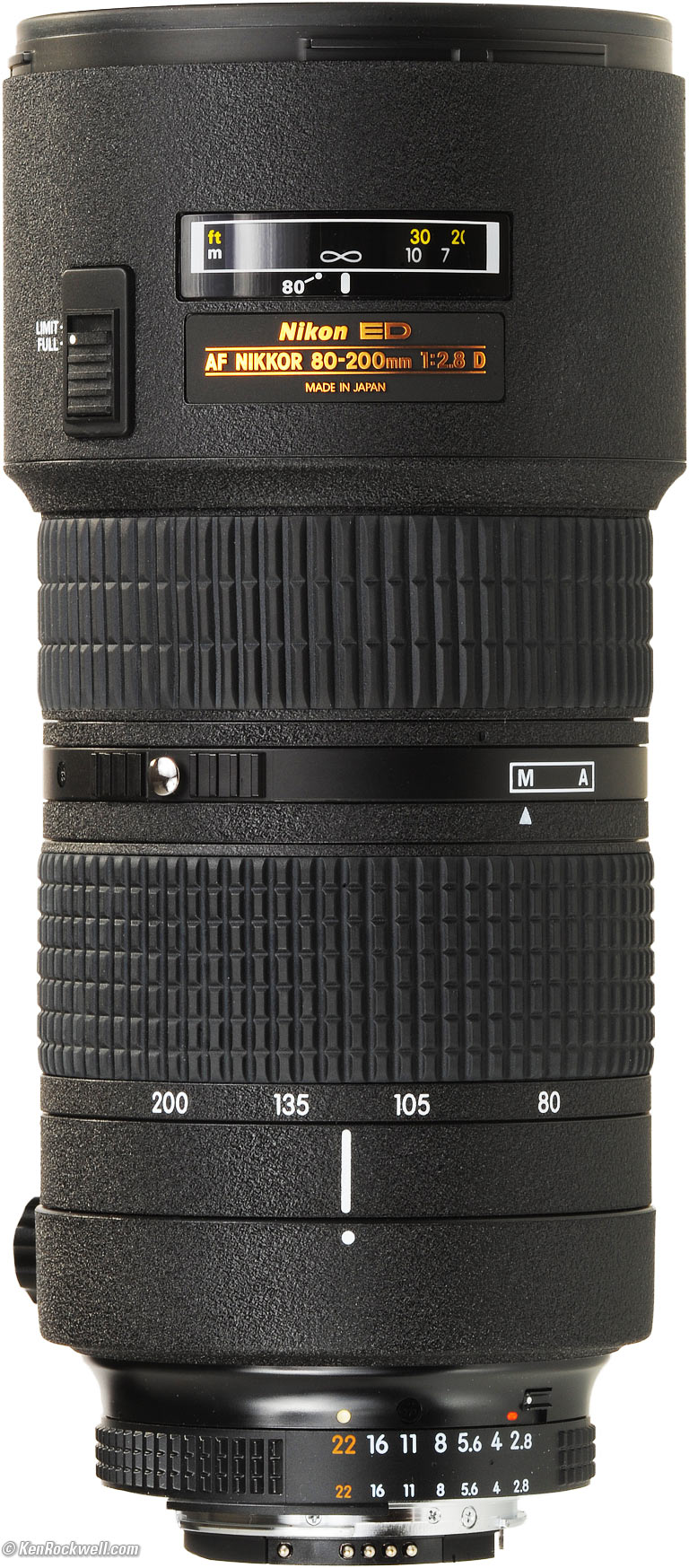 Nikon 80-200mm f/2.8 AF-D Review