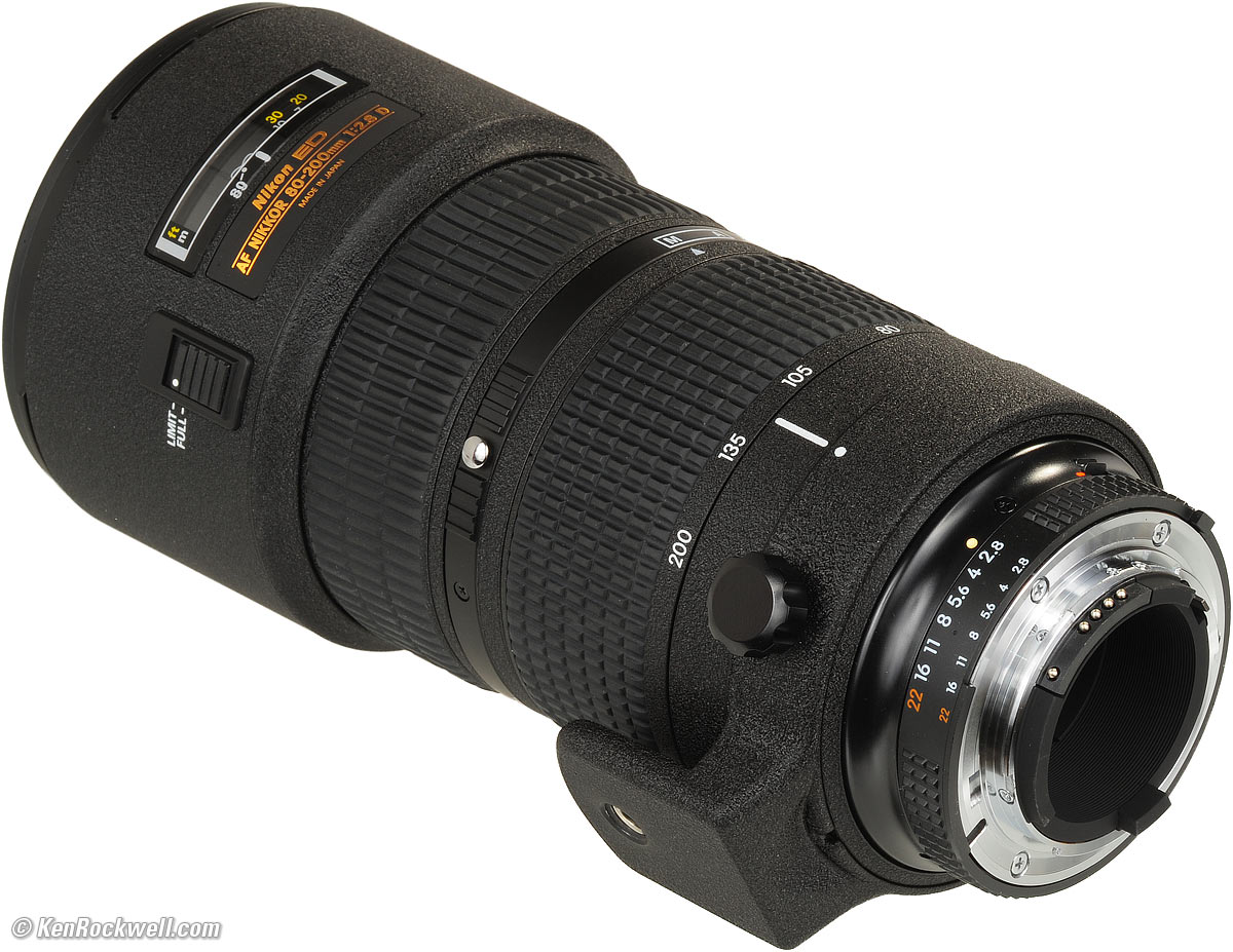 Nikon AF-S NIKKOR 80-200mm F2.8 D ED