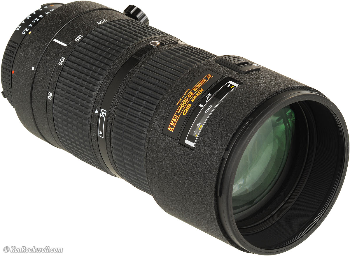 Nikon ED AF NIKKOR 80-200mm 2.8 D NEW-