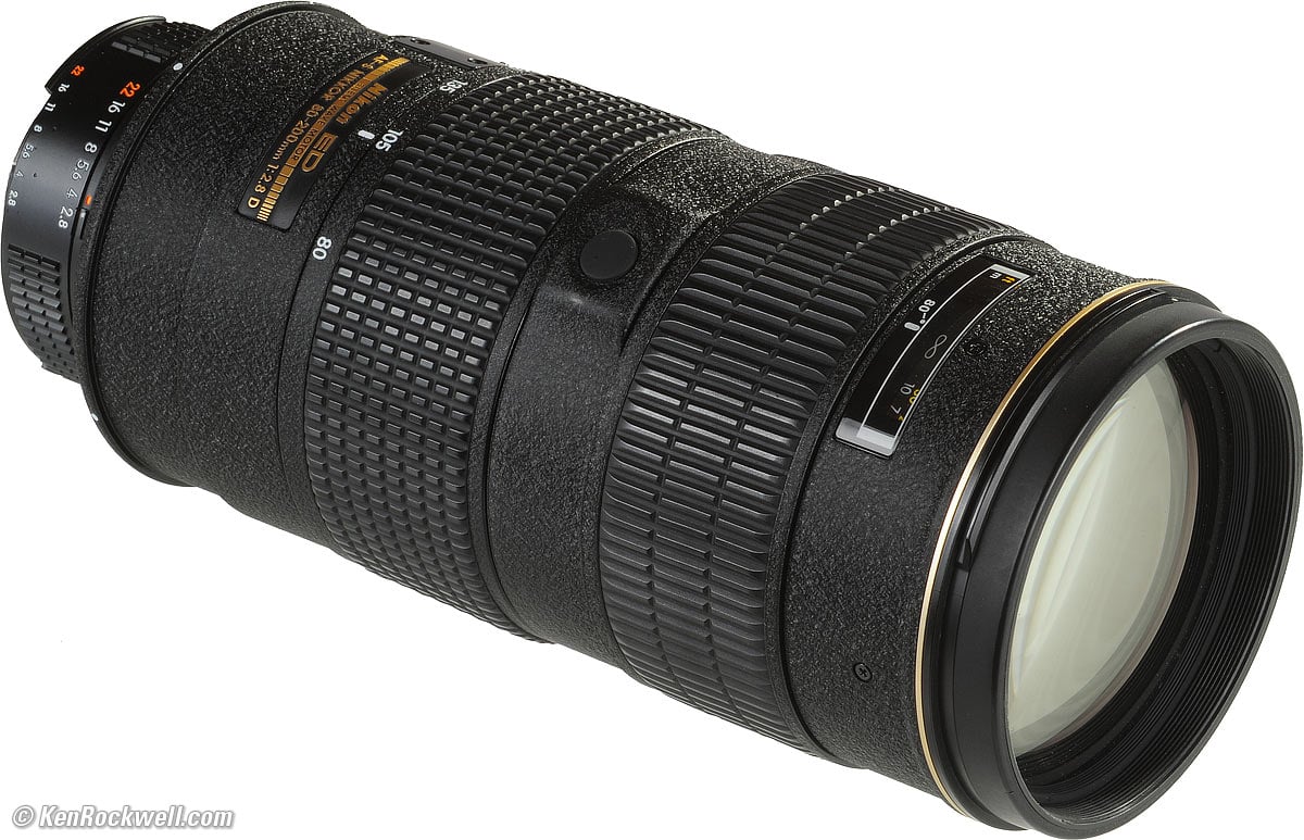 【動作確認済】ニコン AF NIKKOR 80-200mm F2.8 D ED