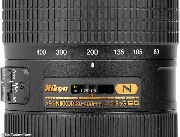 Nikon 80-400mm AF-S Tripod Collar