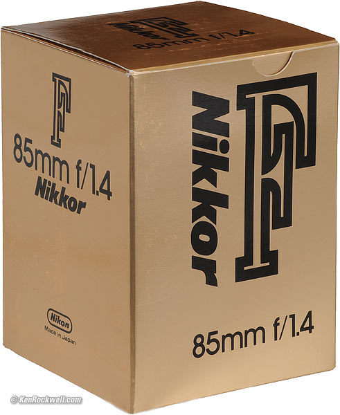カメラ レンズ(単焦点) Nikon 85mm f/1.4 AI-s Review