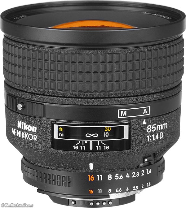 Nikon 85mm f/1.4