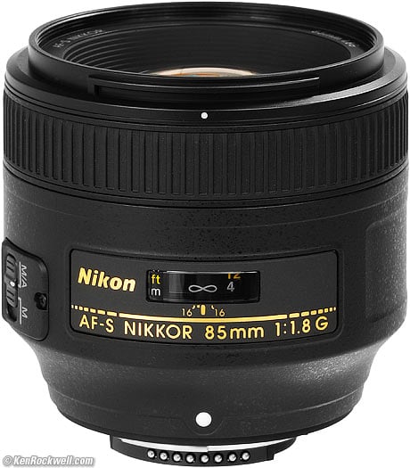 Nikon 85mm f/1.8 G