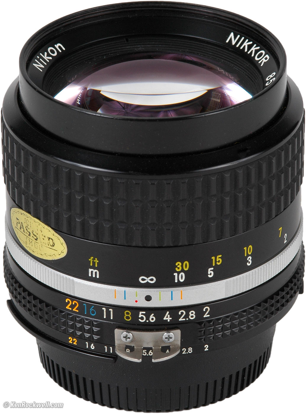 【美品】Nikon NIKKOR Ai-S 85mm F2