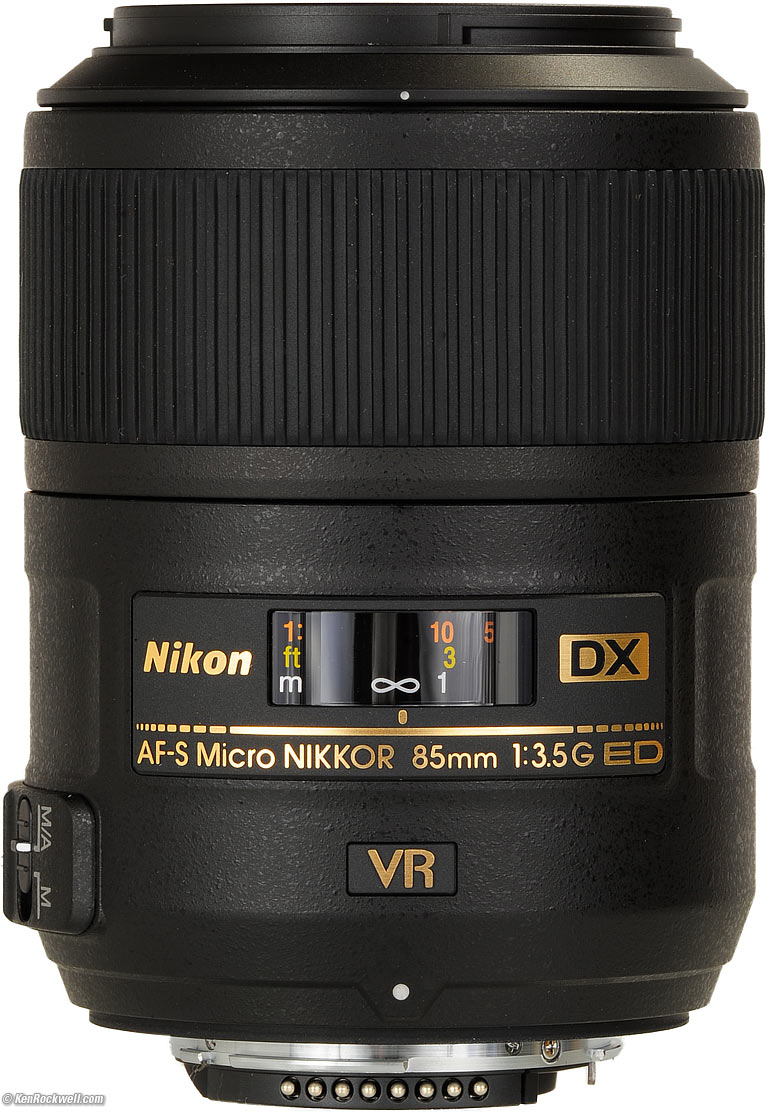 Nikon AF-S Micro 85mm F3.5 VR 単焦点レンズ