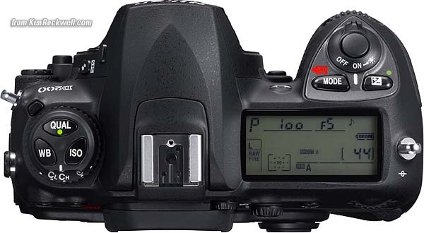 Nikon D200 top