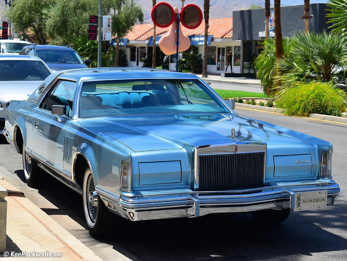 Lincoln Continental Mark V, El Paseo, Palm Desert, California