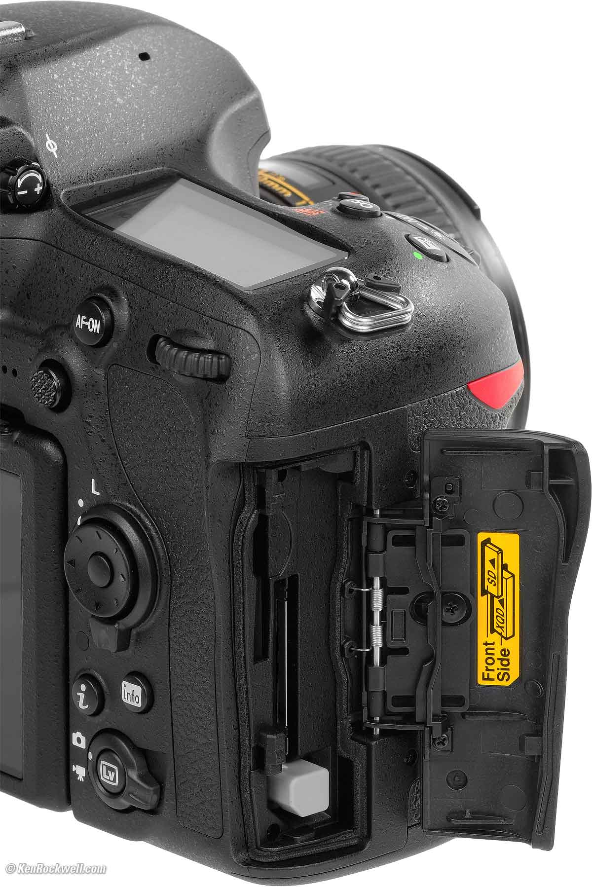 Nikon D850 two cards