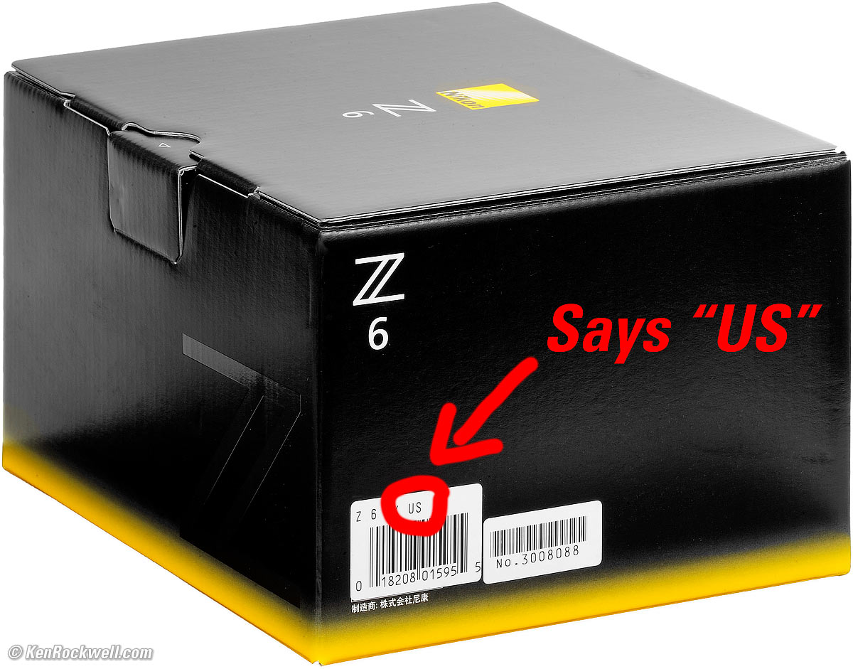 nikon z6 box
