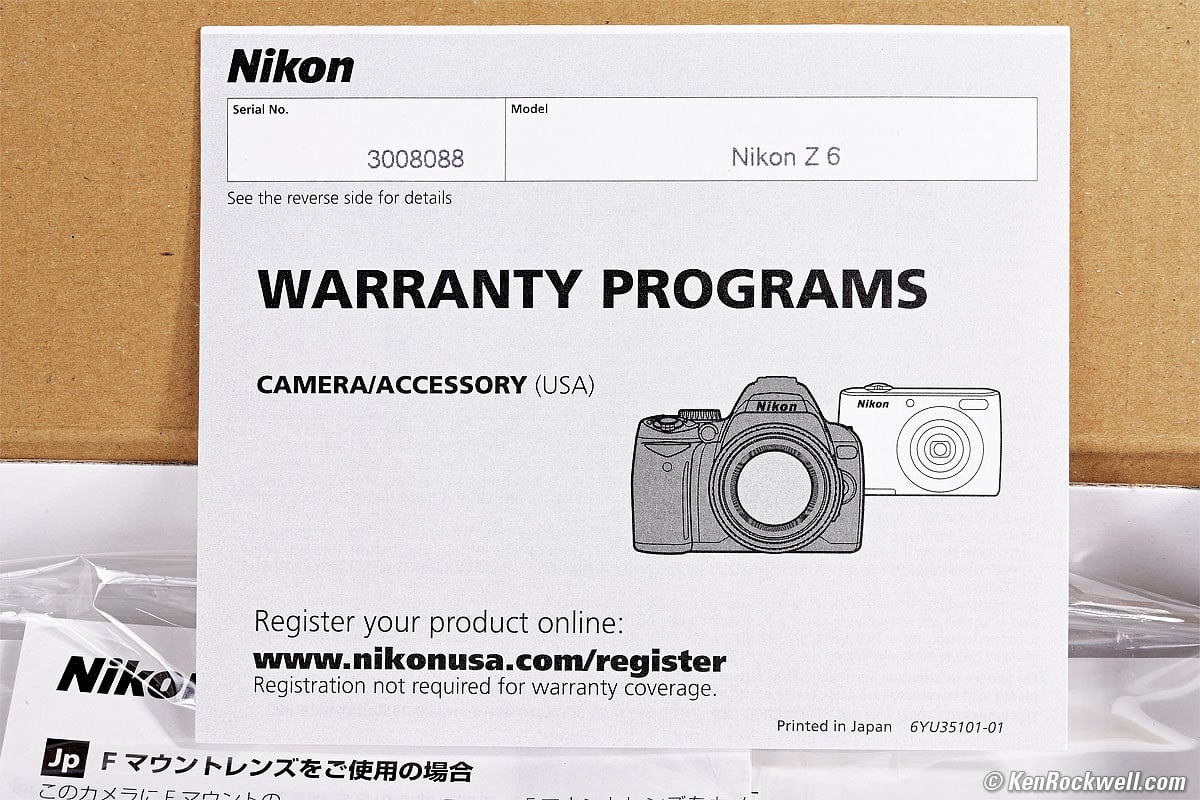 nikon z6 hotline
