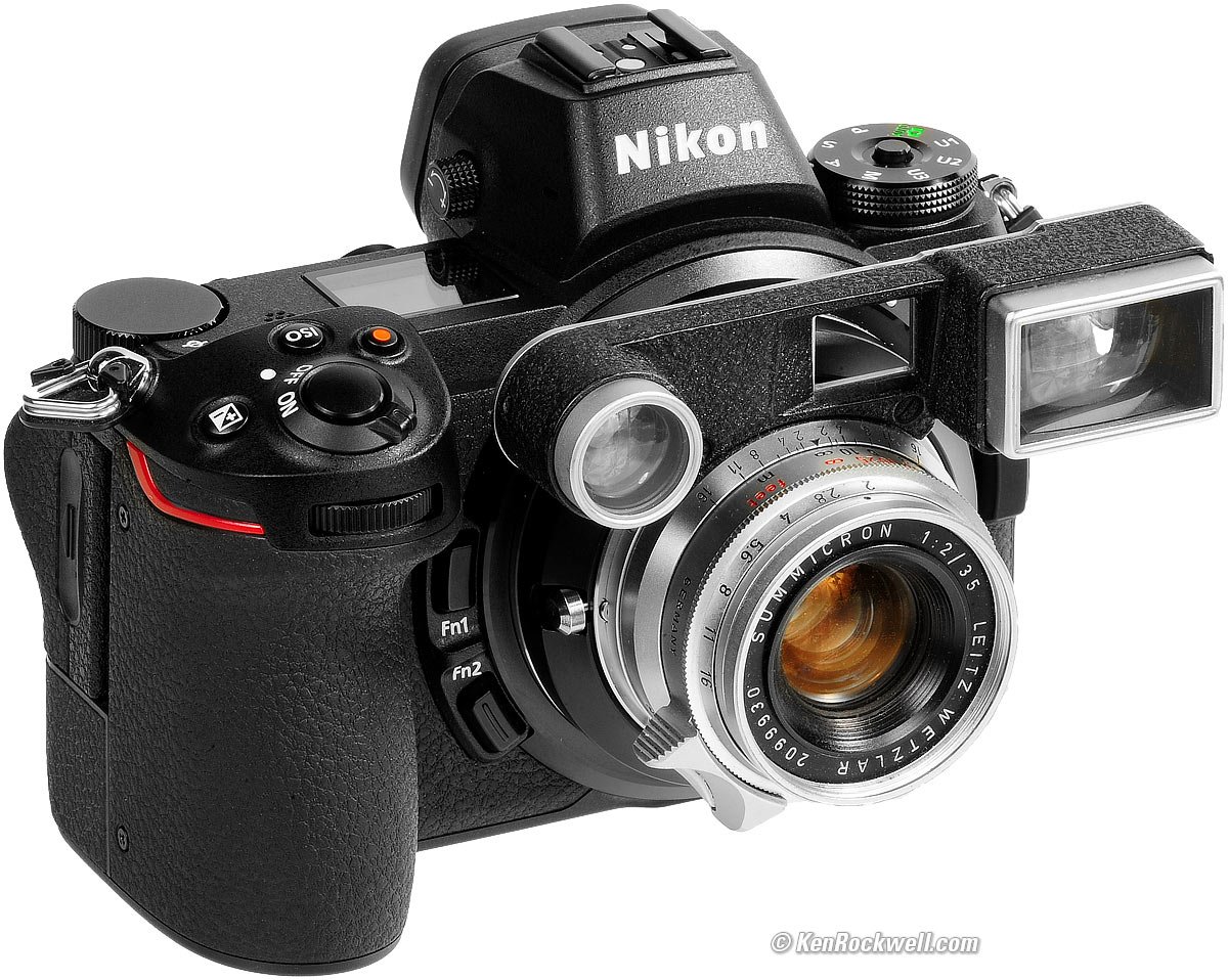 Nikon Mirrorless with adapted rangefinder camera lenses