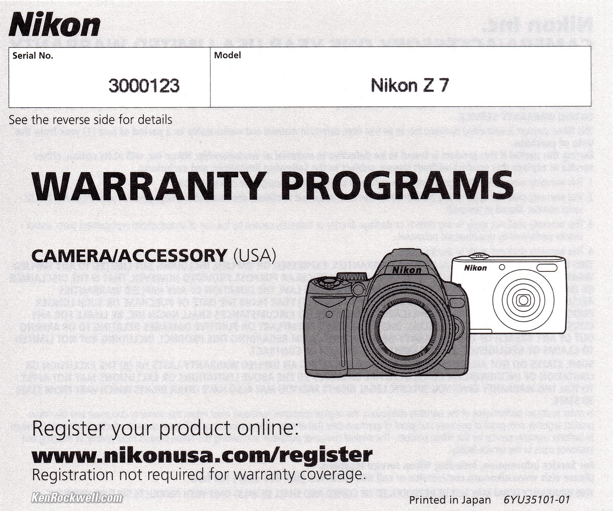 Nikon Z7 Review & Sample Images by Ken Rockwell
