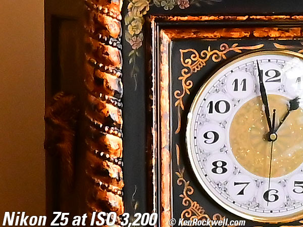 Nikon Z5 High ISO Performance Sample Image File