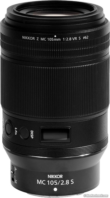 Nikon 105mm f/4 Micro-NIKKOR Bellows mount