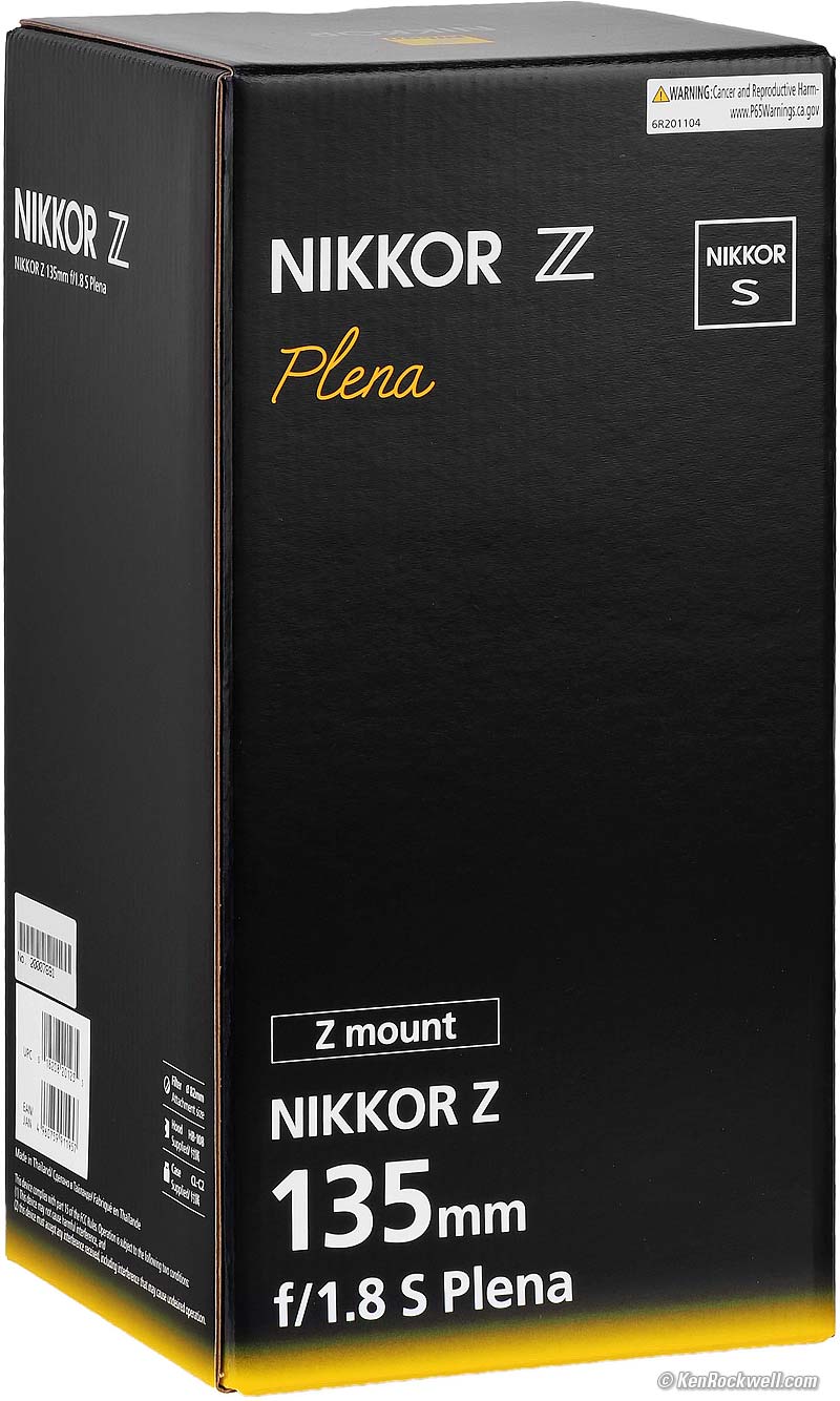 Nikon Z 135mm f/1.8 Review & Sample Images by Ken Rockwell Nikon Z 135mm f/1.8 Review & Sample Images by Ken Rockwell