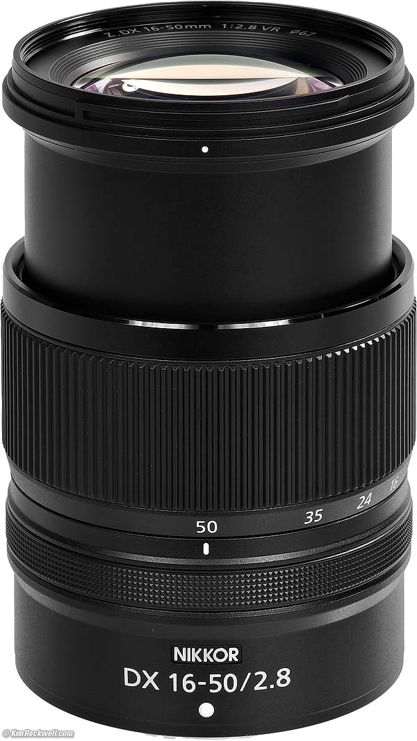 Nikon Z 16-50mm f/2.8 DX VR Review by Ken Rockwell