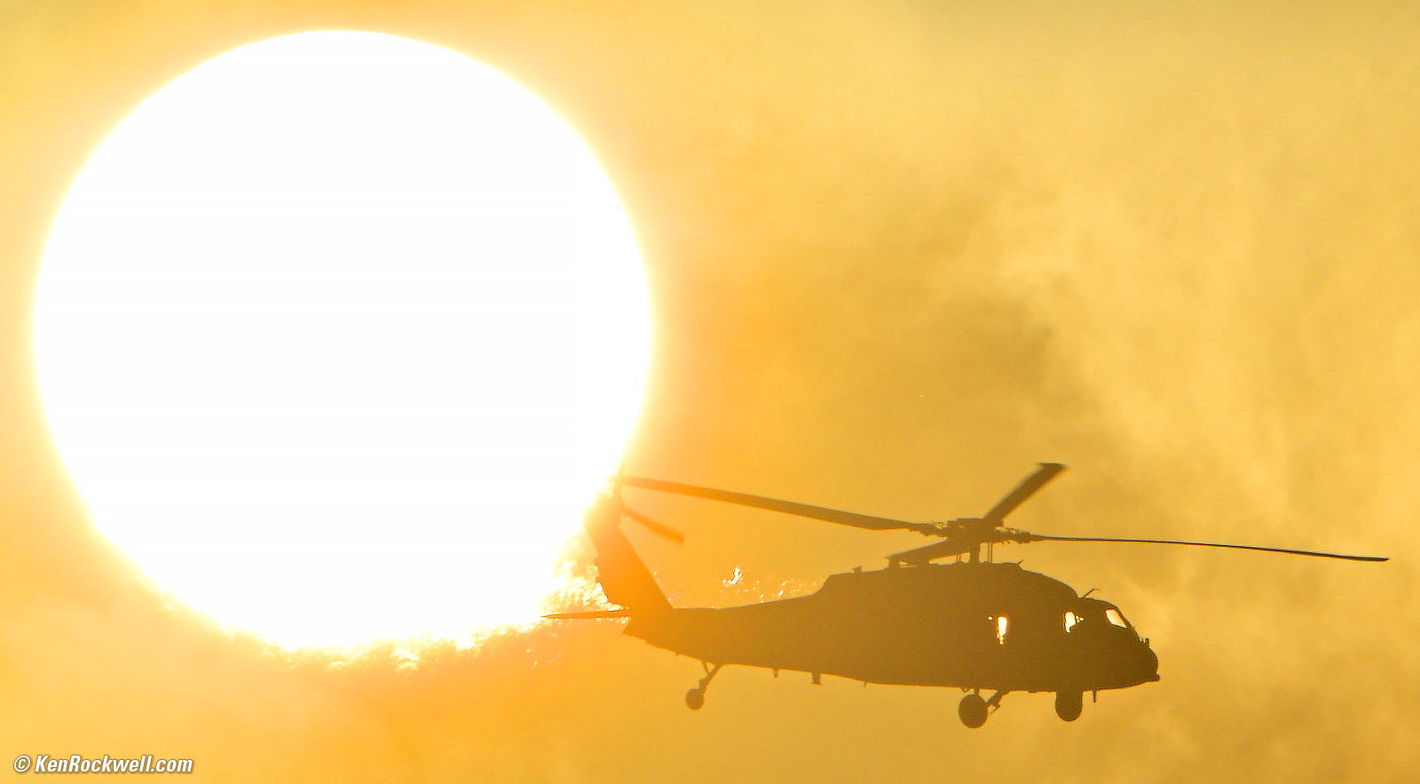Helicopter and Solar Flares, 13 June 2024