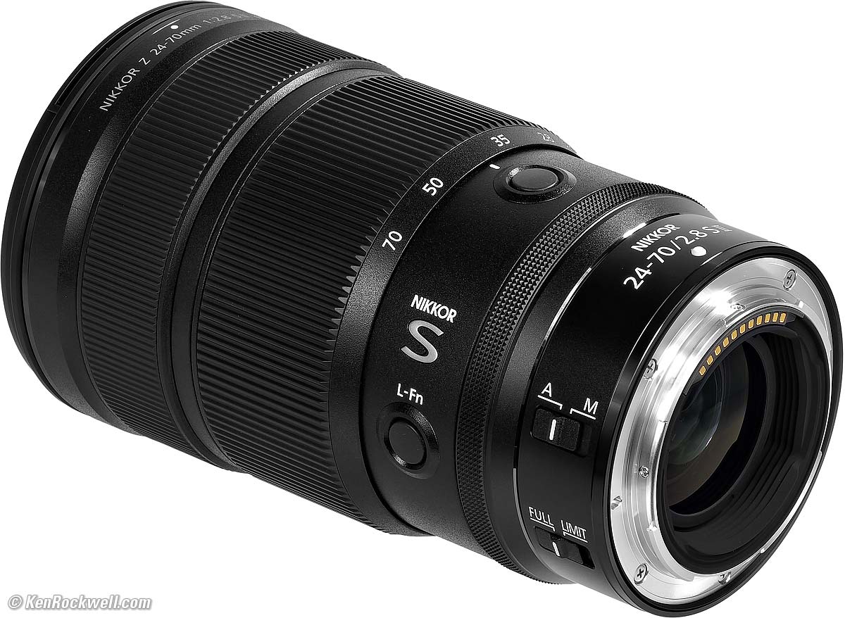 Nikon Z 24-70mm f/2.8 II Review by Ken Rockwell