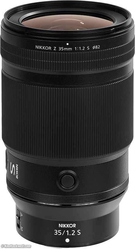 Nikon Z 35mm f/1.2 Review & Sample Image Files by Ken Rockwell