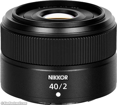 Nikon NIKKOR Z 40mm F2 未使用品-