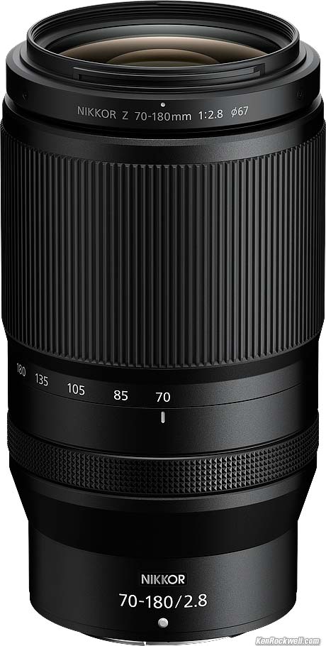 Nikon releases the NIKKOR Z 70-180mm f/2.8, a telephoto zoom