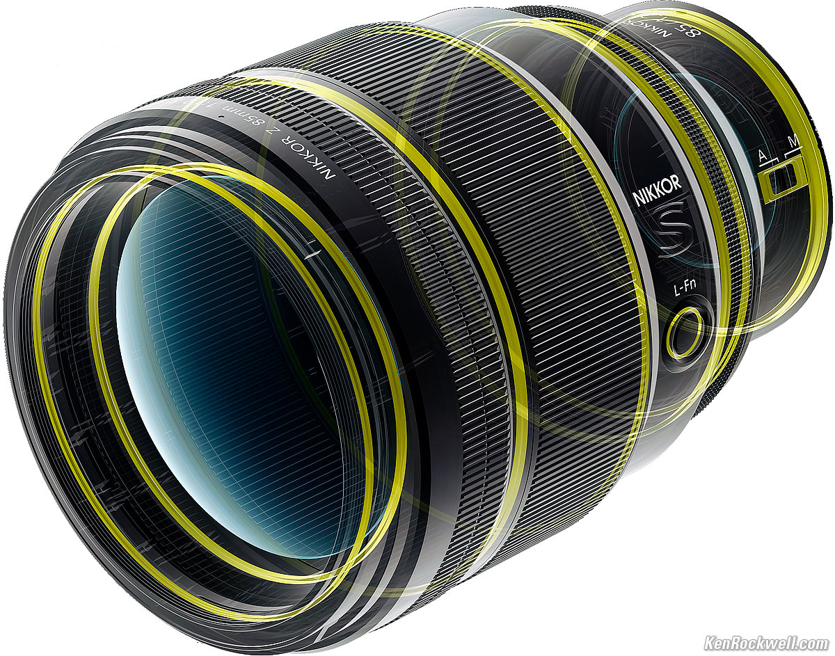 Nikon Z 85mm f/1.2 Review & Sample Images by Ken Rockwell