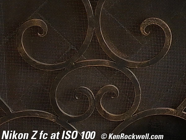 Nikon Z fc High ISO performance