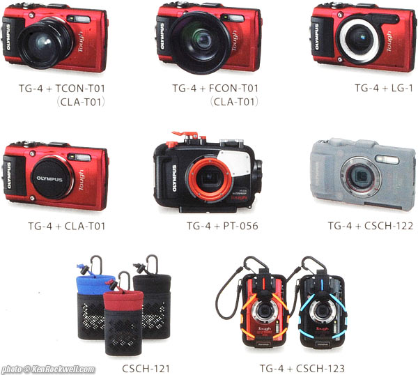 Olympus TG-4 Optional Accessories