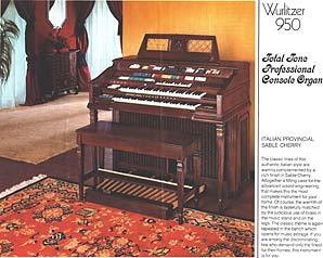 Wurlitzer 950 sales flyer