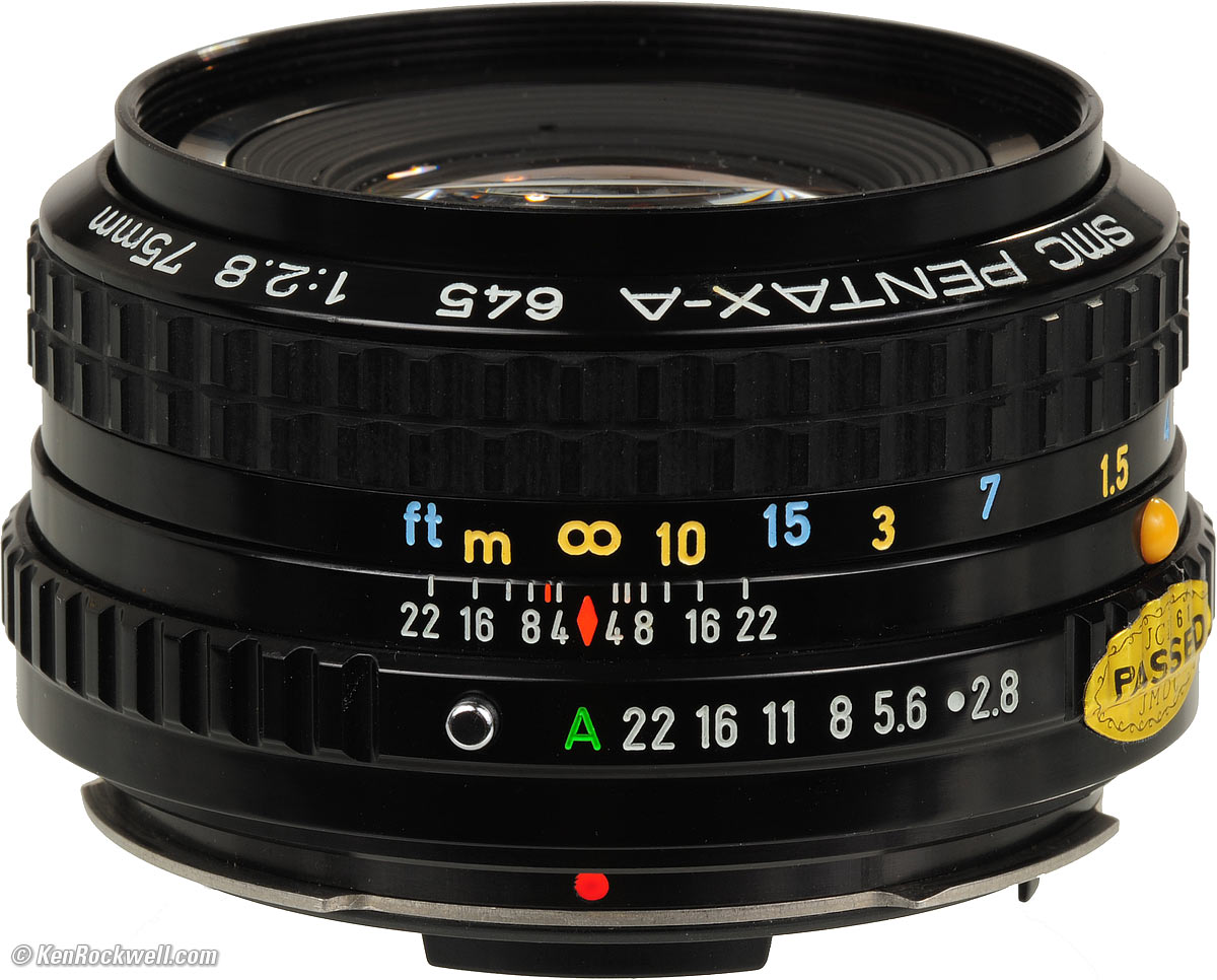 SMC PENTAX-A 645 75mm F2.8-