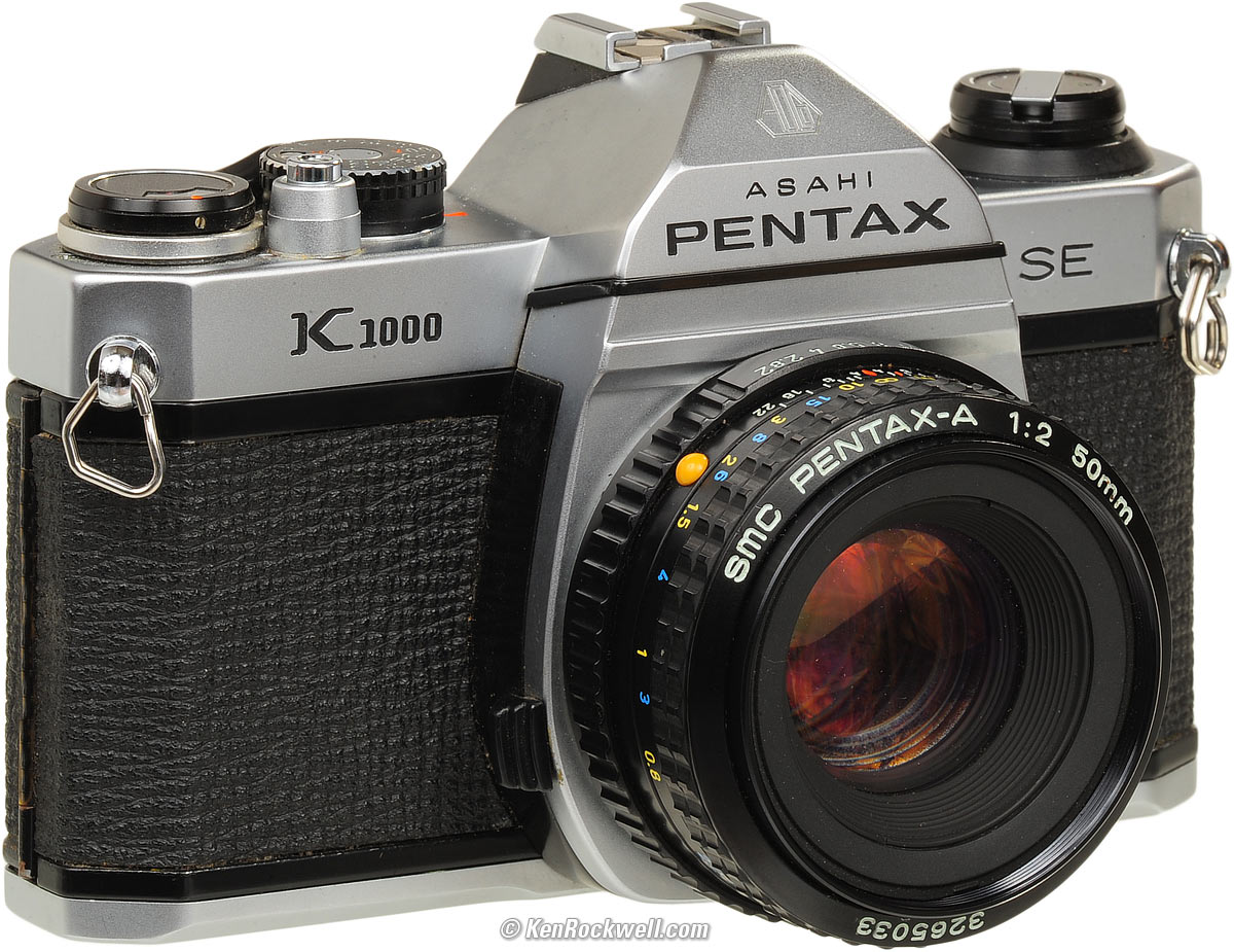 Vintage Pentax K1000 Film Camera